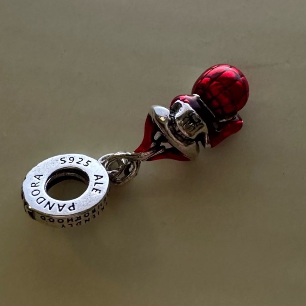 NWOT Pandora x Marvel Spider-man Charm - Picture 4 of 11